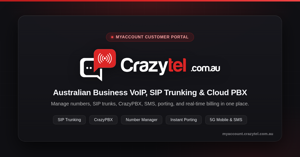 Crazytel Portal - Authentication